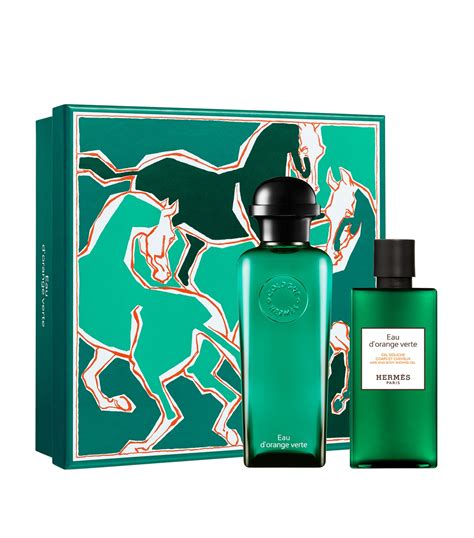 01126174830706 hermes|Eau d'orange verte Eau de cologne gift set .